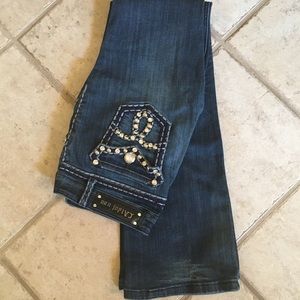 LA idol USA bootcut jeans Size 11 Waist 33 L- 34